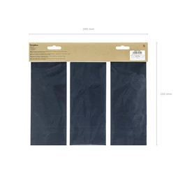 Ág levelekkel dekoráció sötétkék S/9