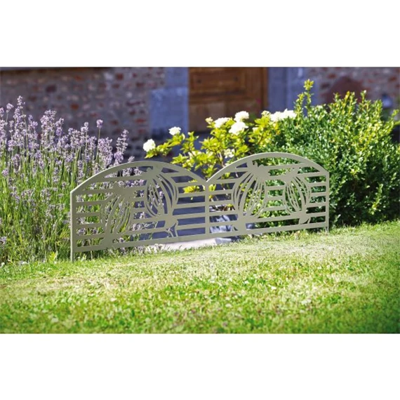 Ágyásszegély mákgubó mintával 40 cm x 1 m