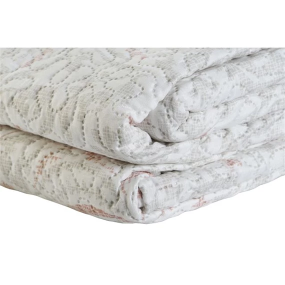 Ágytakaró virágos 270x270x1 cm