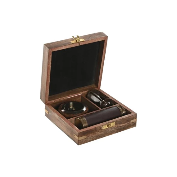 Ajándékdoboz szett 14x14x5 cm S/3