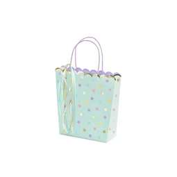 Ajándéktasakok csillagok, mix, 22x23x8 cm