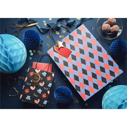 Ajándéktáska #1 apának, vegyes, 8x14x18 cm