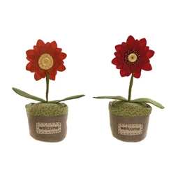 Ajtótámasz virág 14x14x33 cm 2 féle