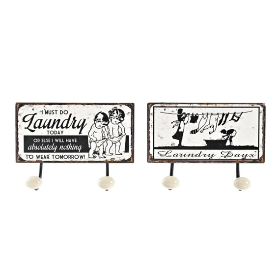 Akasztó falra, fürdőszobai 23x6x12 cm 2 féle