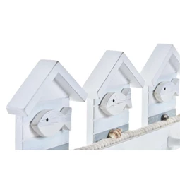Akasztó falra kötéllel házak 36x5x13 cm