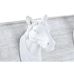 Akasztó falra lovakkal 38x9x11 cm