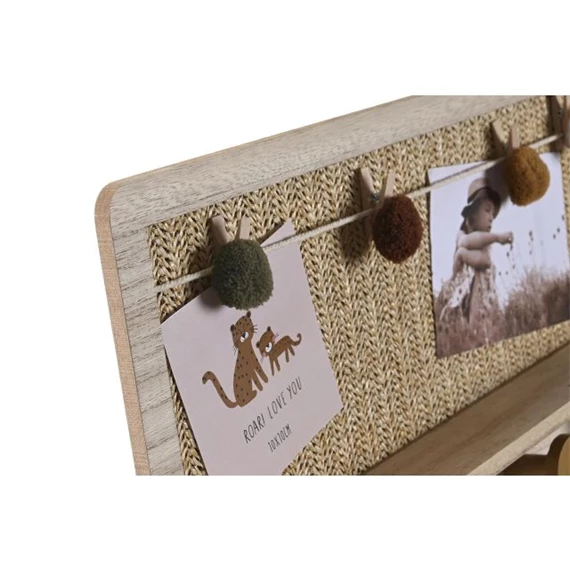 Akasztó fonott, csipesszel 45x6x24 cm