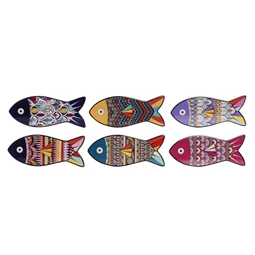 Alátét hal 29x12x1 cm 6 féle