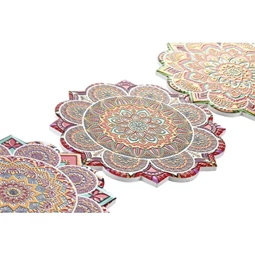 Alátét mandala 20x20x0,7 cm 4 féle