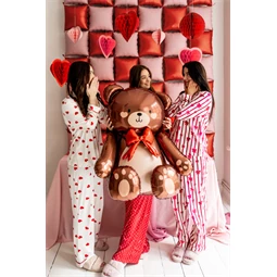 Álló fólia lufi maci 59x88 cm mix