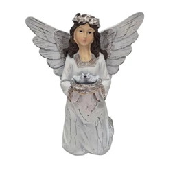 Angyal galambbal 16x21x12 cm