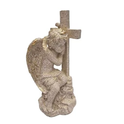 Angyal kereszttel 6x7x15 cm