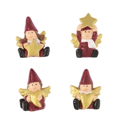 Angyal öntapadós 3,4x2,8x1,1 cm S/12