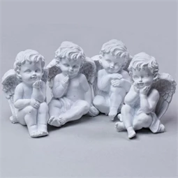 Angyal ülő 9 cm 4féle