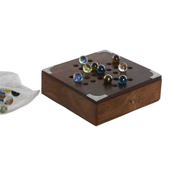 Asztali játék üveggolyós 15,5x15x5 cm