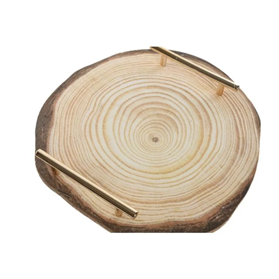 Asztali kínáló farönk 30x30x4 cm 2 féle