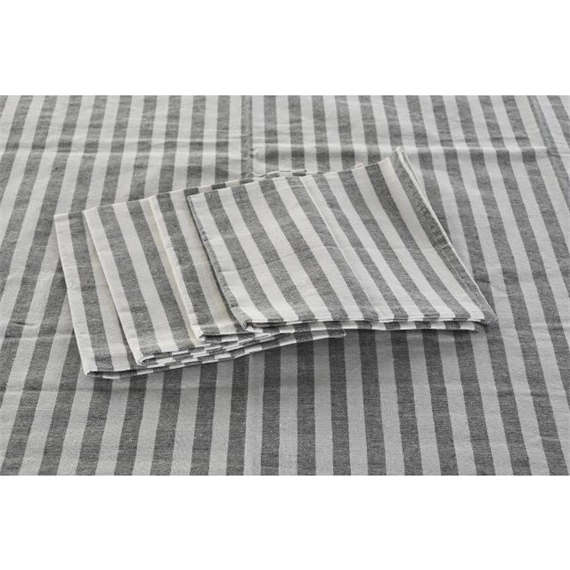 Asztalterítő szett csíkos 250x150x0,5 cm S/9