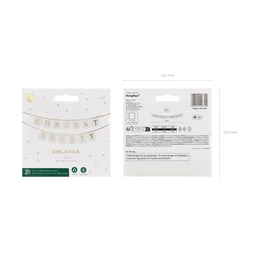 Banner Chrzest Święty 2 m fehér