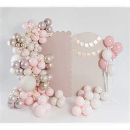 Banner Chrzest Święty 2 m világos rózsaszín