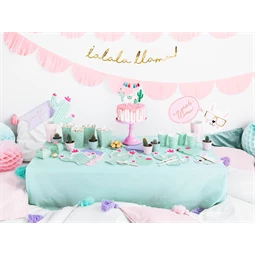 Banner láma - Lalala láma, arany, 12.5x82 cm