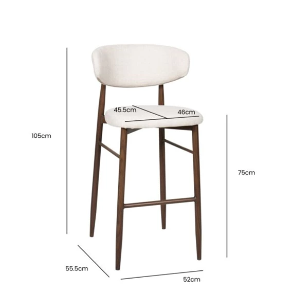 Bárszék 55x52x104 cm