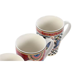 Bögre citrom mintás 350 ml 12x8,5x11 cm 4 féle