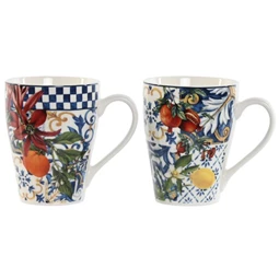 Bögre mintás 350 ml 12x8,5x11 cm 2 féle