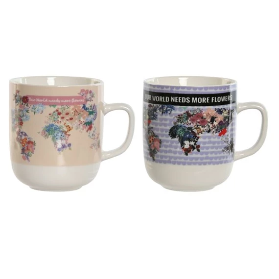 Bögre 11,5x8,5x10 cm 380 ml 2 féle