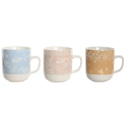 Bögre 11,5x8,5x10 cm 380 ml 3 féle