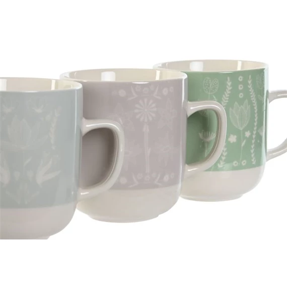 Bögre 12x8,5x10 cm 380 ml 3 féle