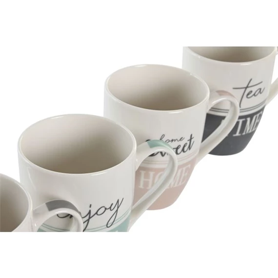 Bögre 11,5x8,3x10,5 cm 340 ml 4 féle