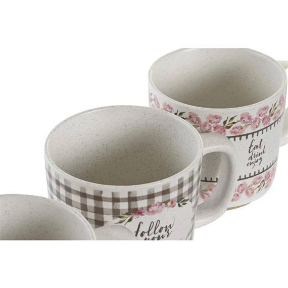 Bögre 13x10x9,5 cm 330 ml 3 féle