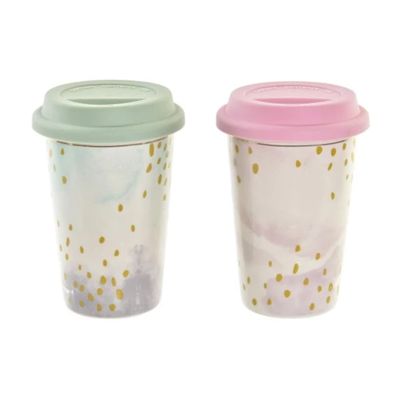 Bögre 10x10x14 cm 400 ml 2 féle