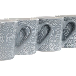 Bögre szett 340 ml 13x9,5x9,2 cm S/4