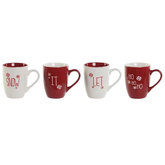 Bögre szett 12x8x10 cm 360 ml S/4