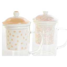 Bögre teás 12x8x14,5 cm 300 ml 3 féle