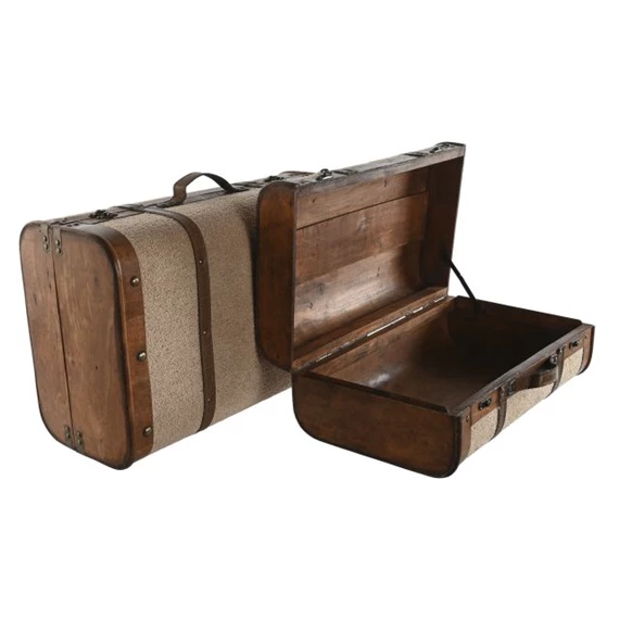 Bőrönd szett 60x37x24 cm S/2