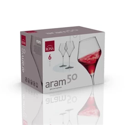 Boros pohár ARAM 500 ml 10,2x23 cm S/6