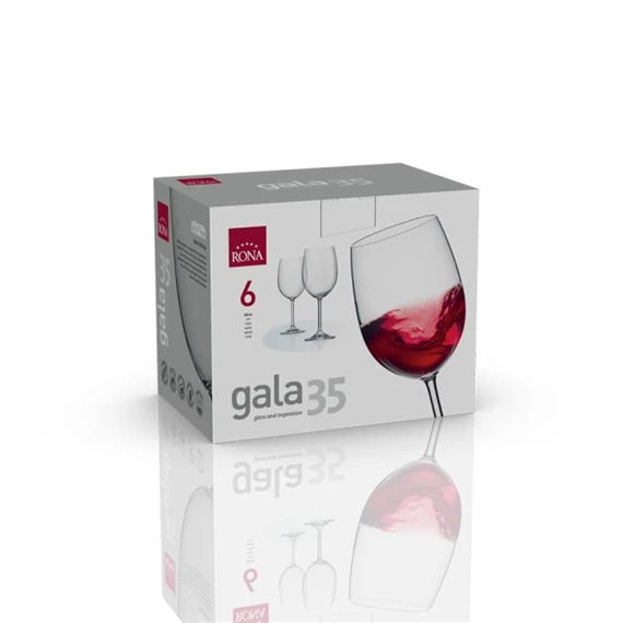 Boros pohár GALA 350 ml 8x19,8 cm S/6