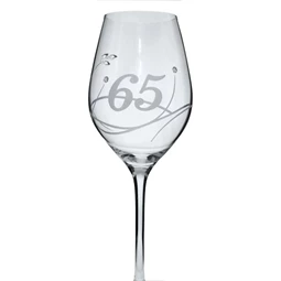 Boros pohár Swarovski kristállyal 360 ml 22,5x8 cm