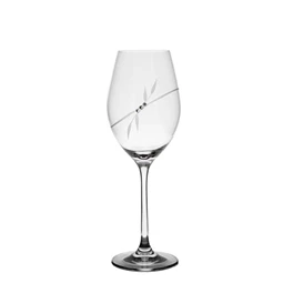 Boros pohár Swarovski kristállyal 360 ml 22,5x8 cm S/6