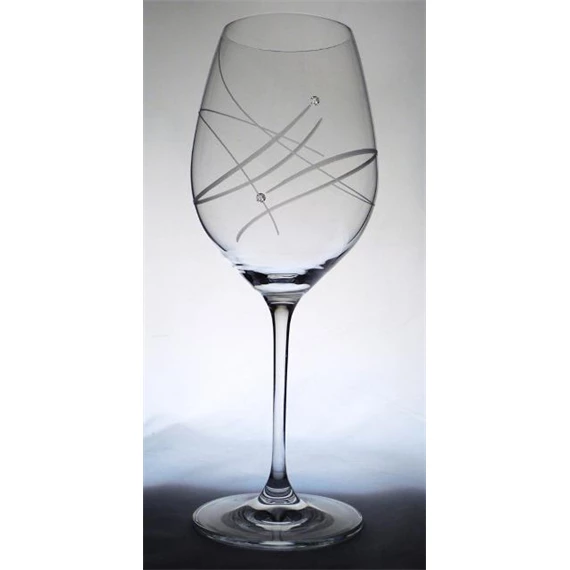 Boros pohár Swarovski kristállyal 470 ml 24x9,3 cm S/6