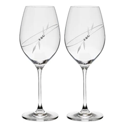 Boros pohár Swarovski kristállyal 470 ml 24x9,3 cm S/6