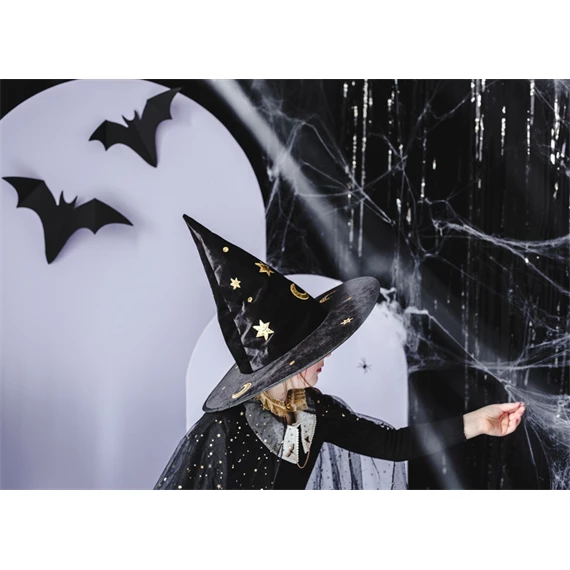 Boszorkány kalap fekete