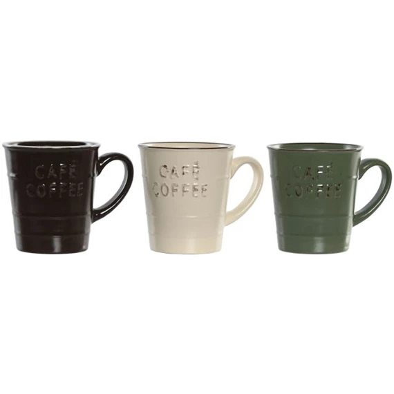 Csésze 10x8x8,2 cm 3 féle