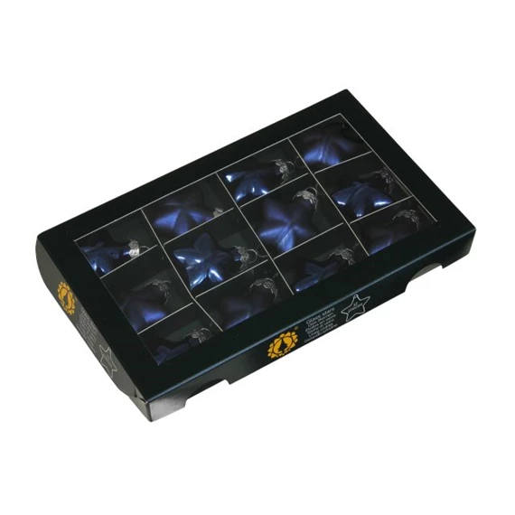 Csillag 4 cm night blue S/12