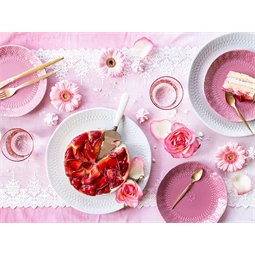 Csipke futó textil 0,45x9m fehér