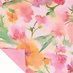 Csomagoló fólia virág mintával 0,8x20 m