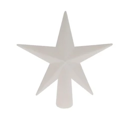 Csúcsdísz csillag, glitteres 13 cm