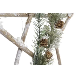 Dekoráció LED-es csillag, akasztós 50x6x50 cm